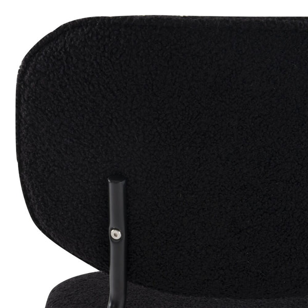 Charcoal Charm Armless Furniture For Home And Garden Dining Chairs