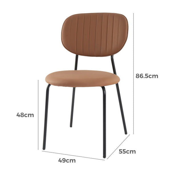 Tan Temptation Chair Duo Furniture Set Chairs