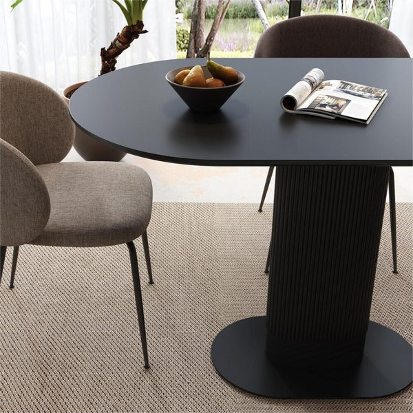 Dreamo Clara Eclipse Oval Dining Table Dining Tables