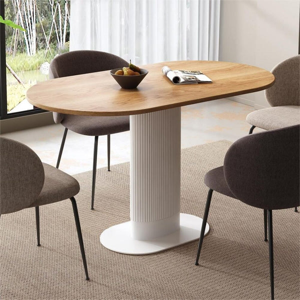 Dreamo Clara Gather Round Oval Dining Table Dining Tables