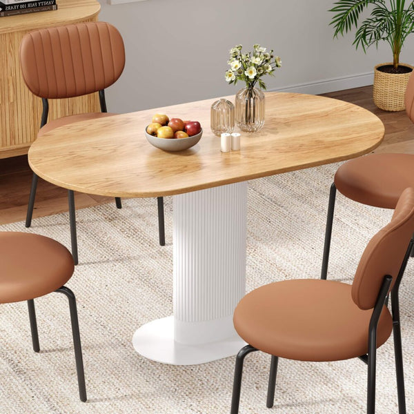 Dreamo Clara Gather Round Oval Dining Table Dining Tables