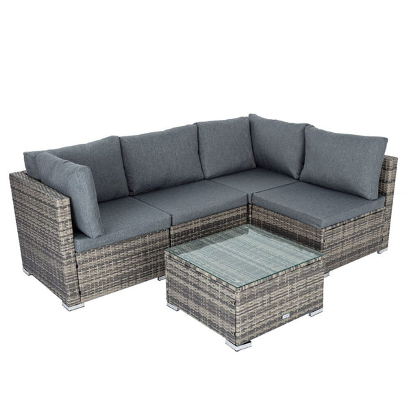 Dreamo Outdoor Modular Lounge Sofa Bondi Grey Sofas Armchairs & Couches