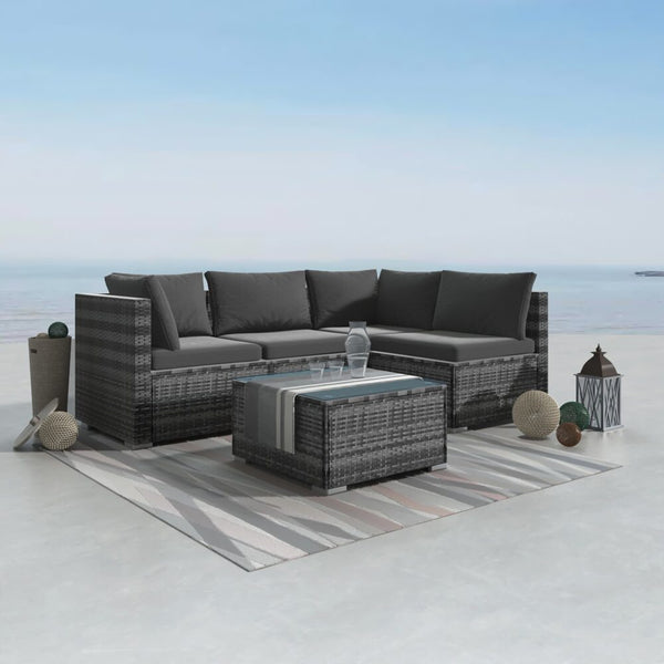 Dreamo Outdoor Modular Lounge Sofa Bondi Grey Sofas Armchairs & Couches