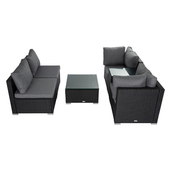 Modular Outdoor Wicker Lounge Set Patio Furniture Sets
