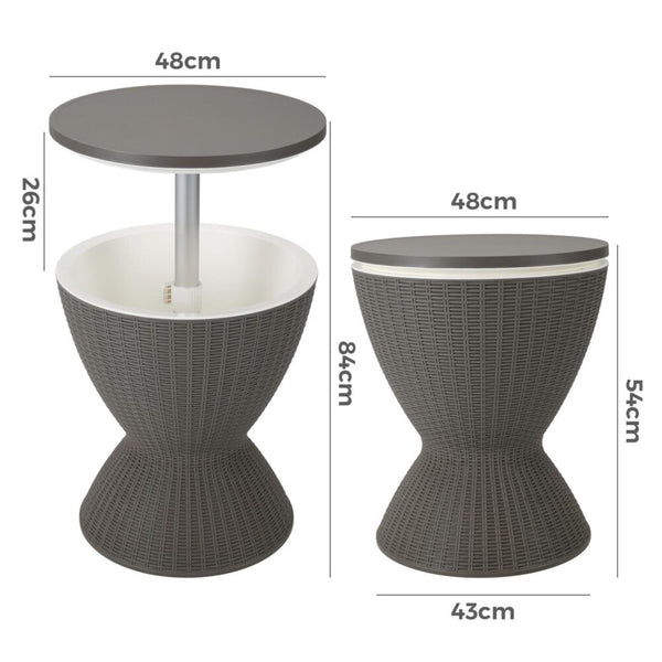 Taupe Ice Bucket Table Other Patio & Garden Furniture
