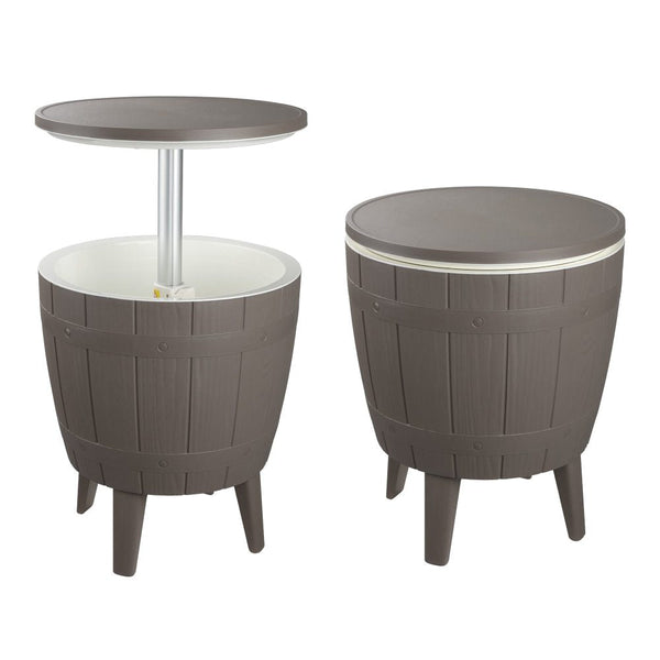 Taupe Cooler Table Bar Tables