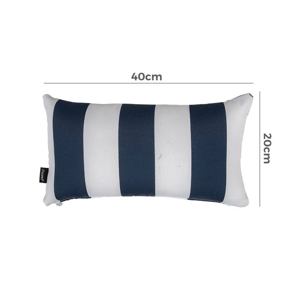 Dreamo Bicolour Outdoor Lumbar Cushion Pillows Cushions & Decorative Pillows