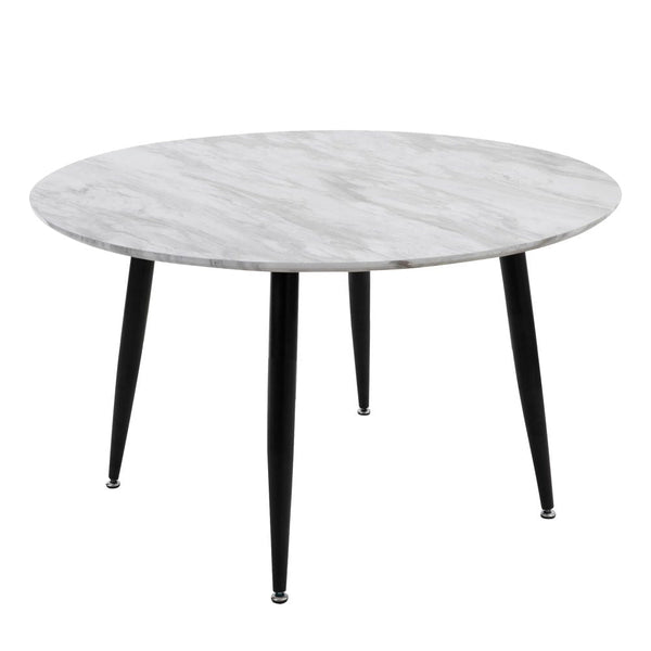 Dreamo Minimalist Marble Effect Round Coffee Table Coffee Tables