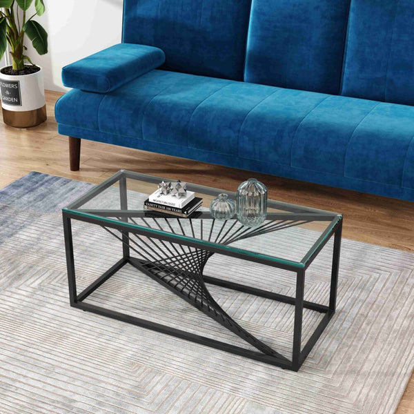 Eleganza Glass Enclave Coffee Table Coffee Tables