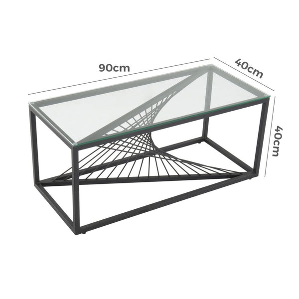 Eleganza Glass Enclave Coffee Table Coffee Tables