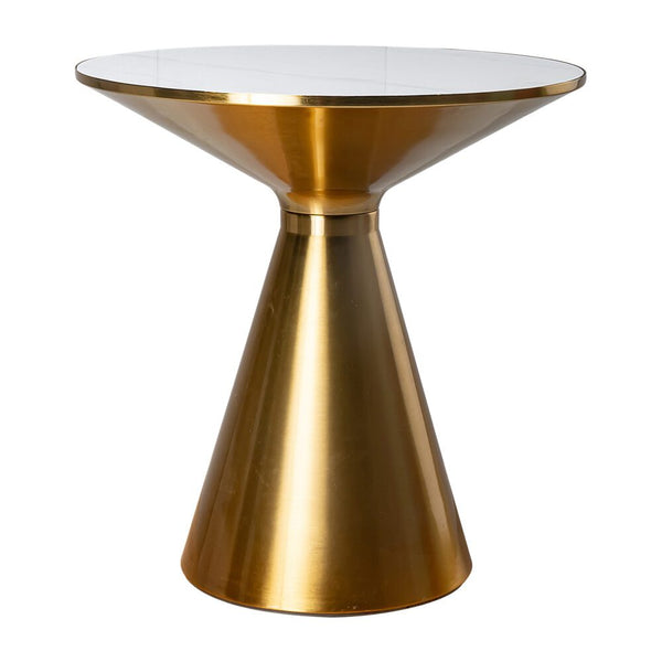 Golden Halo Round Side Table Side Tables