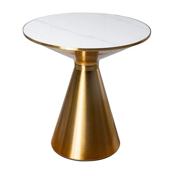 Golden Halo Round Side Table Side Tables