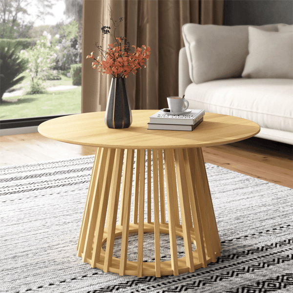 Dreamo Palmer Coastal Haven Natural Coffee Table Coffee Tables