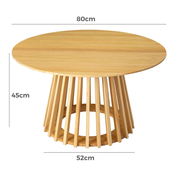 Dreamo Palmer Coastal Haven Natural Coffee Table Coffee Tables