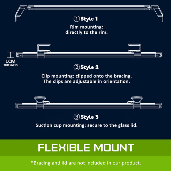Aquarium Starfire Glass Fish Tank Set With Filter Pump For Filters