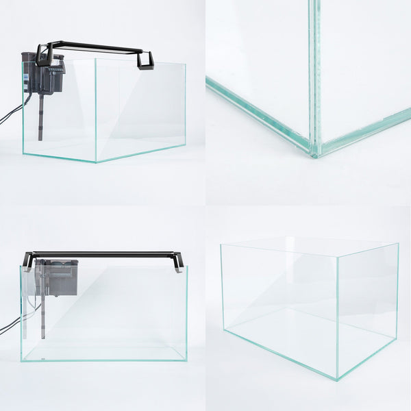 Aquarium Starfire Glass Fish Tank Set With Filter Pump For Filters