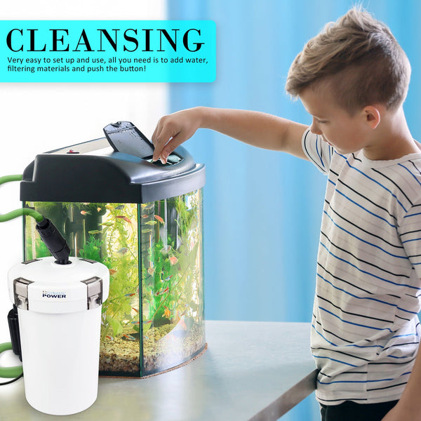 Aquarium External Canister Filter 400L/H Filters