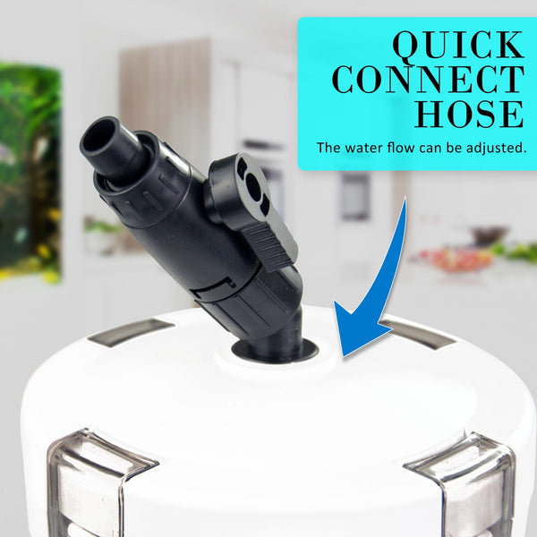 Aquarium External Canister Filter 400L/H Filters