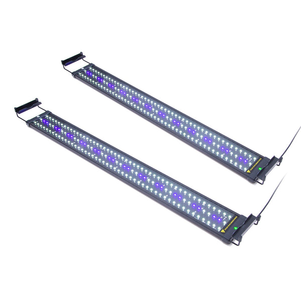 27W Set Aquarium Blue White Led Light For Tank 95 115Cm Lights