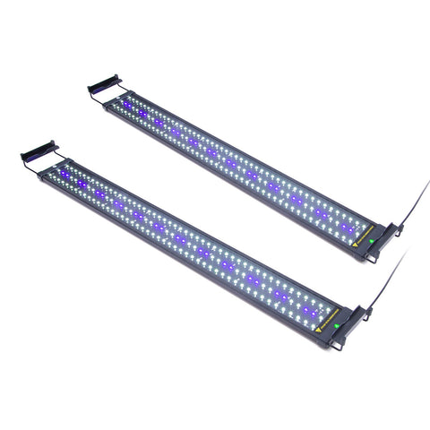 27W Set Aquarium Blue White Led Light For Tank 95 115Cm Lights