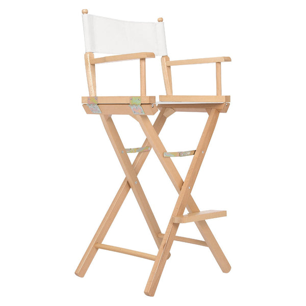Director Movie Folding Tall Chair 76Cm Beech Wood Humor Camping Chairs