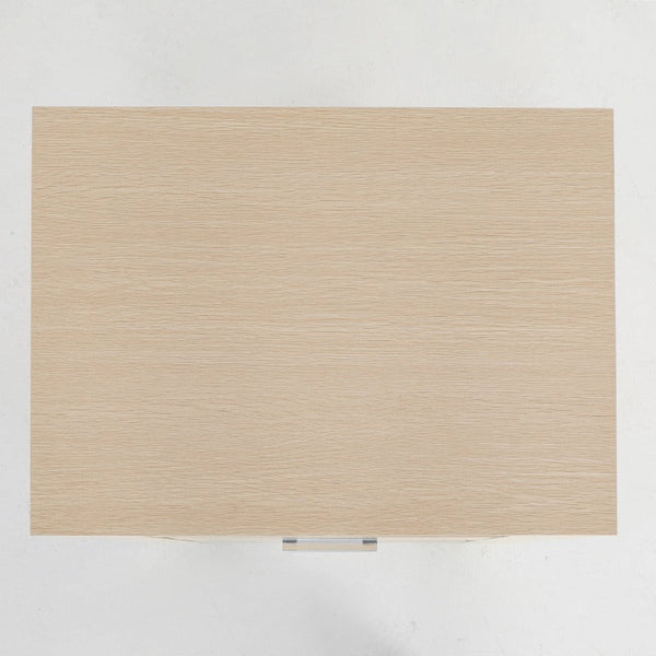 Bedside Tables La Bella Bedside Table Side Storage Cabinet Nightstand Bedroom 2 Drawer 1 Shelf Zuri Oak