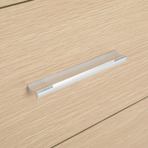 Bedside Tables La Bella 2X Bedside Table Side Storage Cabinet Nightstand Bedroom Drawer 1 Shelf Zuri Oak