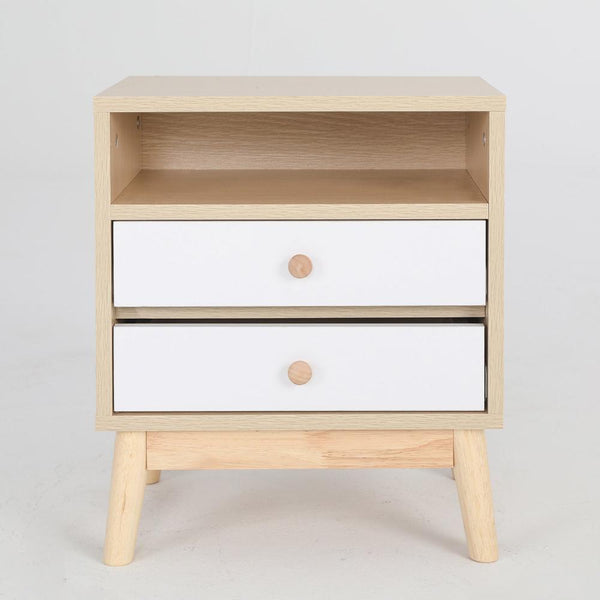 La Bella 2X Bedside Table Side Storage Cabinet Nightstand Bedroom Drawer Anya Oak Bedside Tables