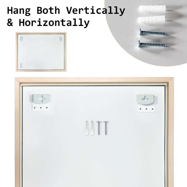 2 Set Wall Mirror Rectangular Frame Bathroom 70X90cm Turquoise Mirrors