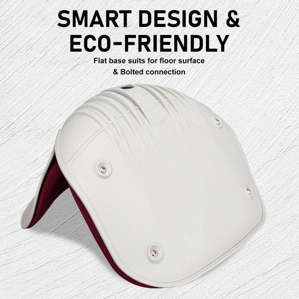 Slender Chair Posture Correction Seat Floor Lounge Padded Stackable Red Seat & Posture Cushions