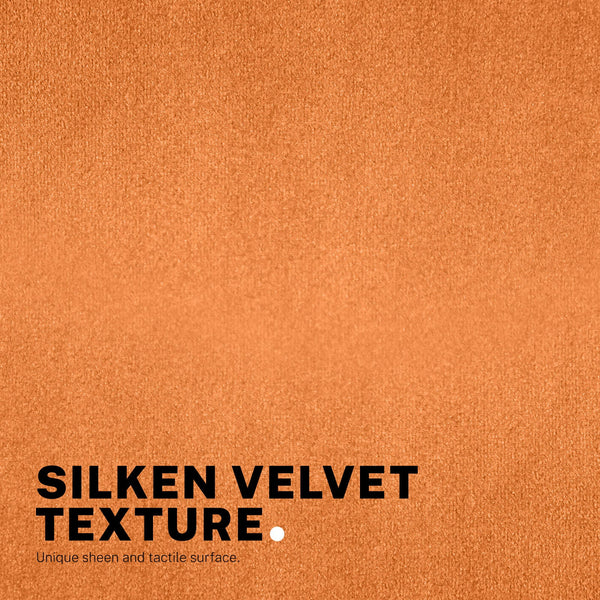 Desk Armchair Home Office Swivel Chair Adjustable Height Seat Plume Orange Office Chairs