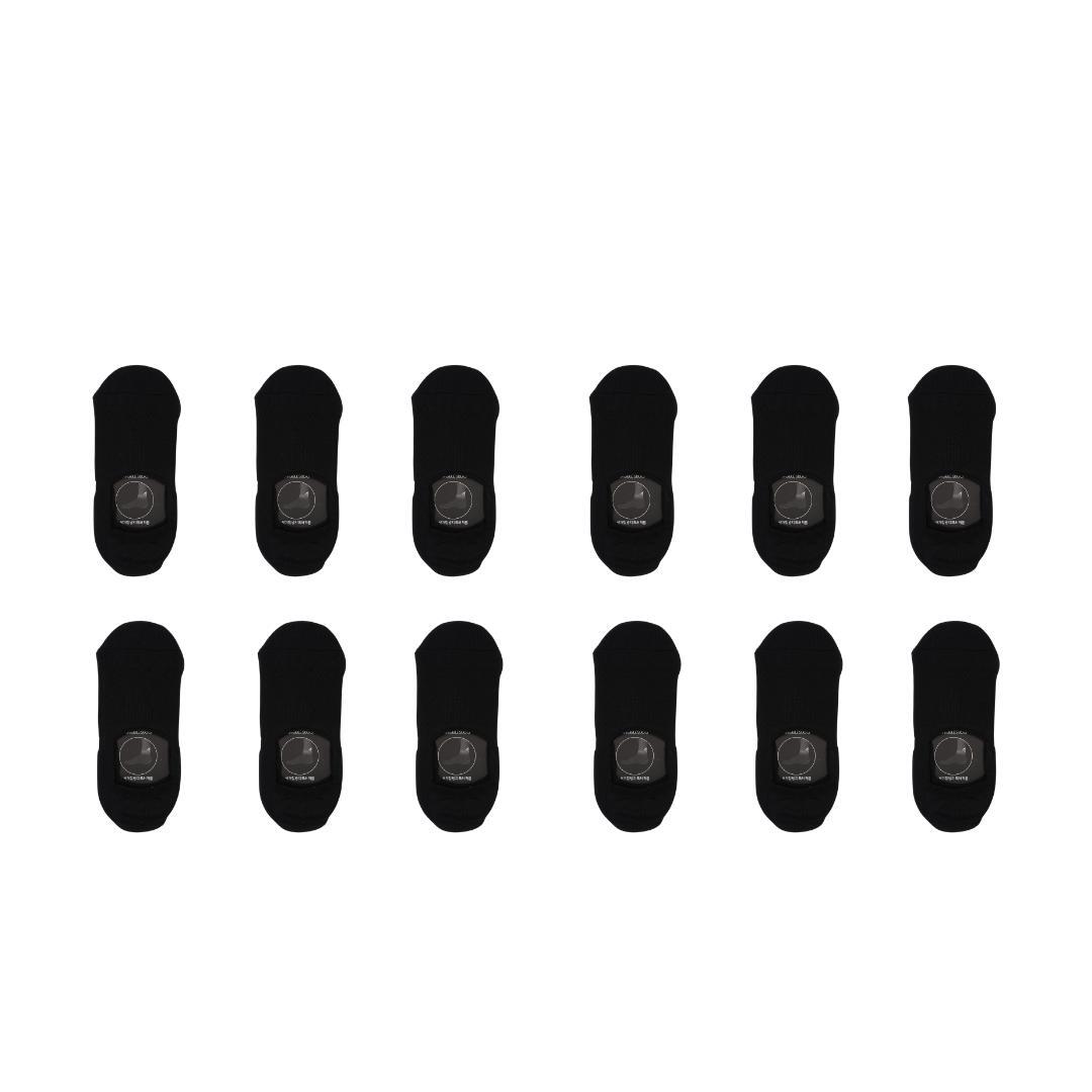 Rexy 12X Cushion No Show Ankle Large Non Slip Breathable Black Socks