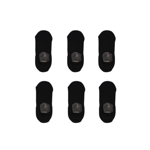 Rexy 6X Cushion No Show Ankle Large Non Slip Breathable Black Socks