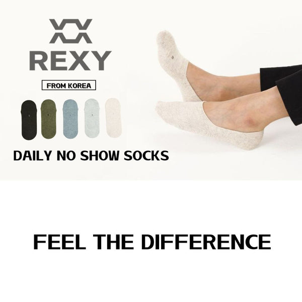Rexy 10X Daily No Show Ankle Medium Non Slip Breathable Multi Colour Socks