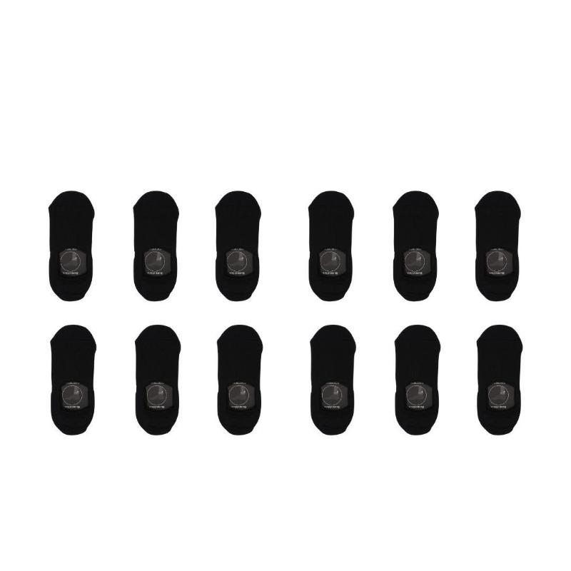 Rexy 12X Cushion No Show Ankle Medium Non Slip Breathable Black Socks