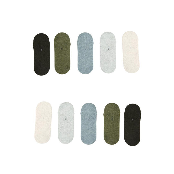 Rexy 10X Small Daily No Show Sock Multi Colour 5X Ankle Non Slip Breath Socks