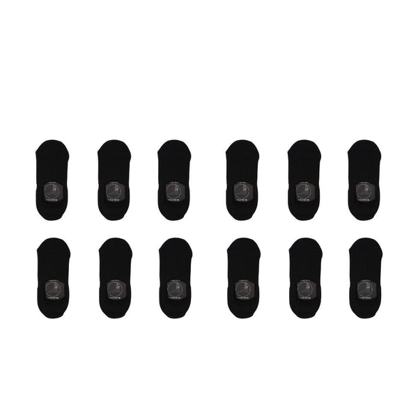 Rexy 12X Cushion No Show Ankle Small Non Slip Breathable Black Socks