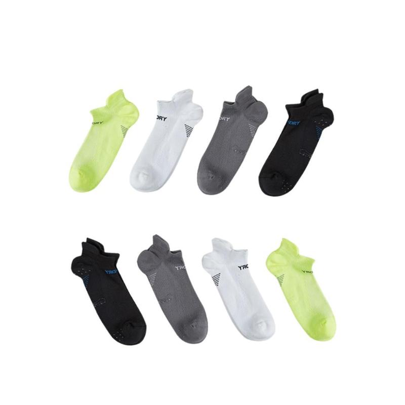 Rexy 8X Seamless Sport Sneakers Large Non Slip Heel Tab Multi Colour Socks