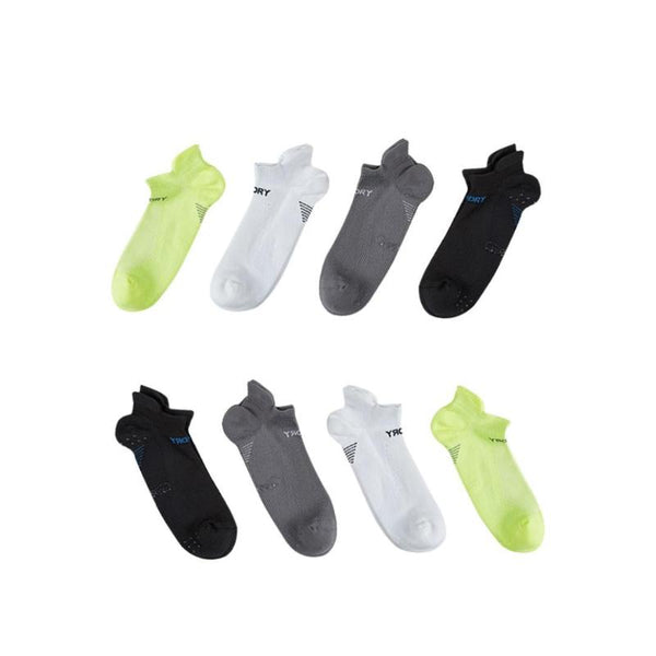 Rexy 8X Seamless Sport Sneakers Large Non Slip Heel Tab Multi Colour Socks