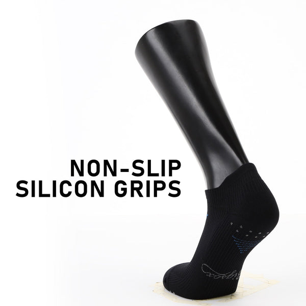 8X Rexy Seamless Sport Sneakers Large Non Slip Heel Tab White Socks