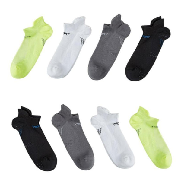 Rexy 8X Seamless Sport Sneakers Medium Non Slip Heel Tab Multi Color Socks
