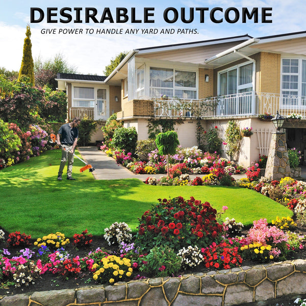 Garden Whipper Snipper Brush Cutter 26Cc With 1 Blade String Trimmers