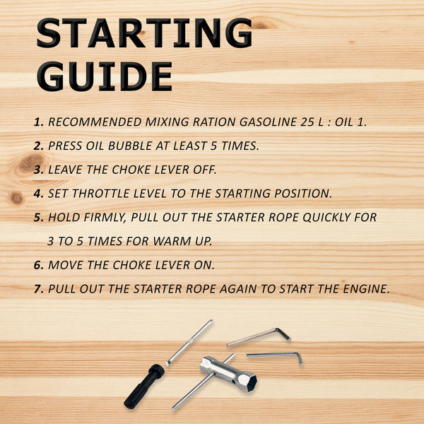 Garden Whipper Snipper Brush Cutter 26Cc With 1 Blade String Trimmers