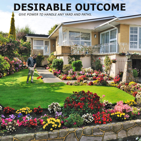 Garden Whipper Snipper Brush Cutter 43Cc + 1 Blade String Trimmers