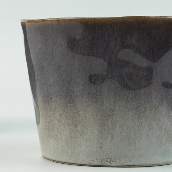 2X Reactive Glazed Ceramic Organic Coffee Mug 350Ml Natural Earthy Grey Blue Mugs