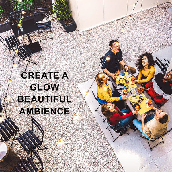 Festoon 10 Bulbs 14M Fairy Led Waterproof Outdoor Christmas Party String Lights