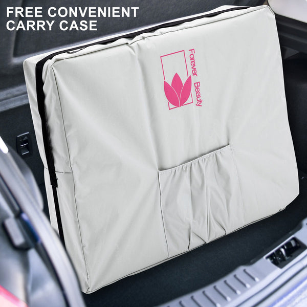 Aluminium Beauty Massage Table Bed 3 Fold 70Cm White Massage Tables & Chairs