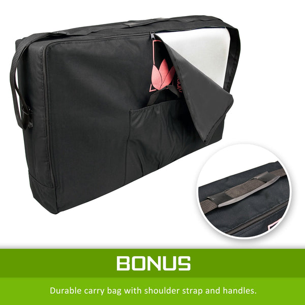 Beauty Massage Table Bed 3 Fold 70Cm White Massage Tables & Chairs