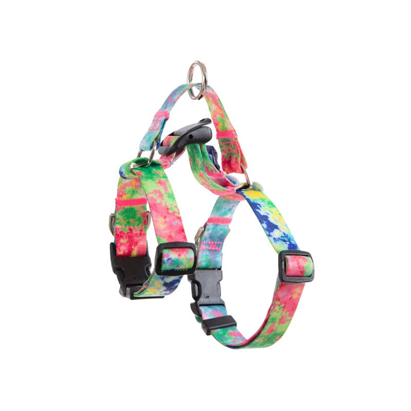 Banhamsisun Dog Double Lined Straps Harness Sweet Green Harnesses
