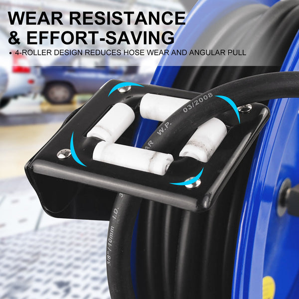 Air Hose Retractable Rewind Reel Automotive Industrial 15M Air Compressors